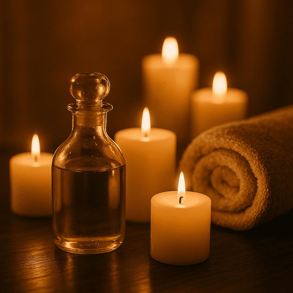 Арома-масаж розслабляючий з теплою олією.